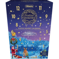 GIBSONS Puzzle Adventní kalendář na 24 dní: Sváteční oblíbenosti