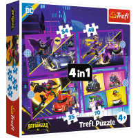 TREFL Puzzle Batwheels: Seznamte se 4v1 (35,48,54,70 dílků)