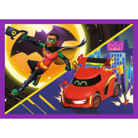TREFL Puzzle Batwheels: Seznamte se 4v1 (35,48,54,70 dílků)