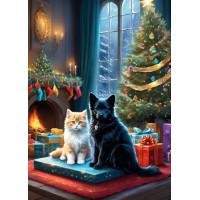 BLUEBIRD Puzzle Čekání na Vánoce 300 dílků