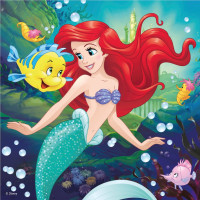 DINO Puzzle Disney princezny: Popelka, Ariel a Bella 3x55 dílků