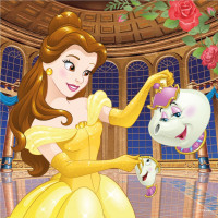 DINO Puzzle Disney princezny: Popelka, Ariel a Bella 3x55 dílků