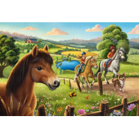 SCHMIDT Puzzle Moje oblíbení koníci 3x48 dílků