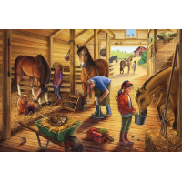 SCHMIDT Puzzle Moje oblíbení koníci 3x48 dílků