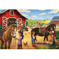 SCHMIDT Puzzle Moje oblíbení koníci 3x48 dílků