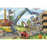 SCHMIDT Puzzle Na staveništi 3x48 dílků