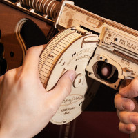 ROBOTIME Rokr 3D dřevěné puzzle Samopal 275 dílků