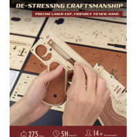ROBOTIME Rokr 3D dřevěné puzzle Samopal 275 dílků