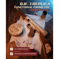 ROBOTIME Rokr 3D dřevěné puzzle Samopal 275 dílků