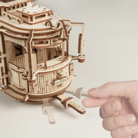 ROBOTIME Rokr 3D dřevěné puzzle Tramvaj 374 dílků