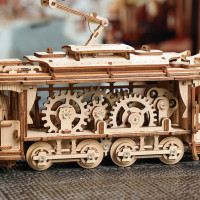 ROBOTIME Rokr 3D dřevěné puzzle Tramvaj 374 dílků