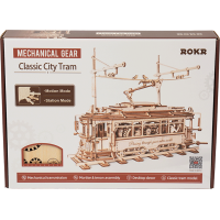ROBOTIME Rokr 3D dřevěné puzzle Tramvaj 374 dílků