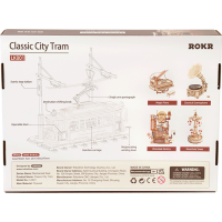 ROBOTIME Rokr 3D dřevěné puzzle Tramvaj 374 dílků