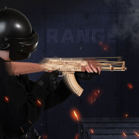 ROBOTIME Rokr 3D dřevěné puzzle AK-47 Assault Rifle 315 dílků