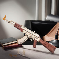 ROBOTIME Rokr 3D dřevěné puzzle AK-47 Assault Rifle 315 dílků