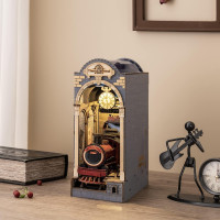 ROBOTIME Rolife DIY 3D Zarážka na knihy: Cestování v čase s LED osvětlením 258 dílků