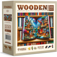 WOODEN CITY Dřevěné puzzle Čárovné pohádky 1010 dílků