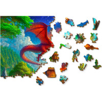 WOODEN CITY Dřevěné puzzle Fantasy zámek 1010 dílků