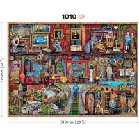 WOODEN CITY Dřevěné puzzle Muzejní police 1010 dílků