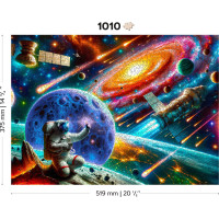 WOODEN CITY Dřevěné puzzle Objevování vesmíru 1010 dílků