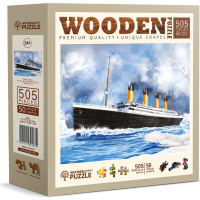 WOODEN CITY Dřevěné puzzle Titanik 505 dílků
