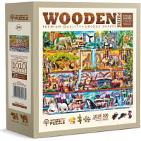 WOODEN CITY Dřevěné puzzle Úžasný svět zvířat 1010 dílků