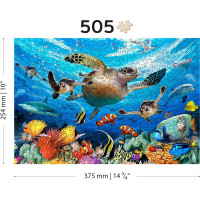 WOODEN CITY Dřevěné puzzle Život v oceánu 505 dílků