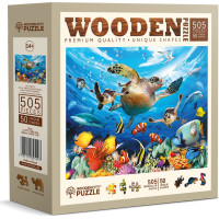 WOODEN CITY Dřevěné puzzle Život v oceánu 505 dílků
