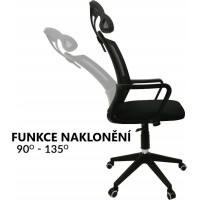 Kancelářská židle KAREN - černá