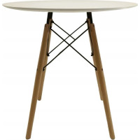 Jídelní stůl CARO 80 cm - bílý