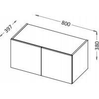 Nástavec k šatní skříni MELO ME2