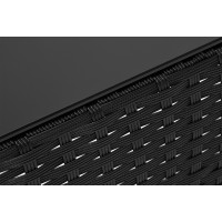 Sestava zahradního ratanového nábytku MAGNOLIA - černá/béžová