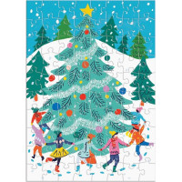 Galison Puzzle adventní kalendář 12 v 1