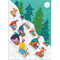 Galison Puzzle adventní kalendář 12 v 1