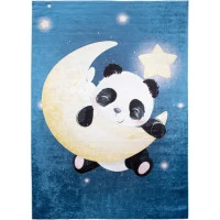 Dětský koberec EMMA - Panda na měsíci