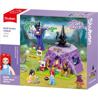 Sluban Girls Dream Čarodějky M38-B1055 Magický stan v kouzelném lese