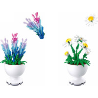Sluban Flowers M38-B1077 Květiny jarní malé Displej 6 ks