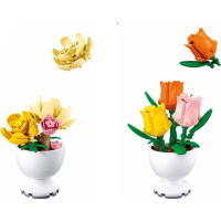 Sluban Flowers M38-B1077 Květiny jarní malé Displej 6 ks