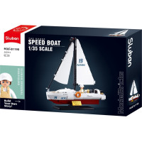 Sluban Model Bricks M38-B1190 Rychlá loď Rodeo v měřítku 1:35