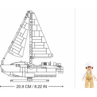Sluban Model Bricks M38-B1190 Rychlá loď Rodeo v měřítku 1:35