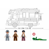 Sluban Model Bricks M38-B1193 Obytný vůz TS-3 v měřítku 1:35