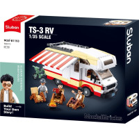Sluban Model Bricks M38-B1193 Obytný vůz TS-3 v měřítku 1:35
