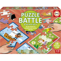EDUCA Puzzle bitva Fantazie 16x9 dílků