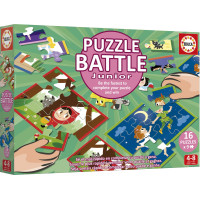 EDUCA Puzzle bitva Pohádky 16x9 dílků