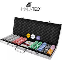 Poker - sada 500 žetonů v kufru HQ