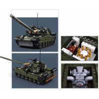 Sluban Model Bricks M38-B1178 Hlavní bitevní tank T-80 2 v 1 v měřítku 1:35