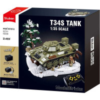 Sluban Power Bricks M38-B7072 R/C T34/76 (1942) Tank na dálkové ovládání