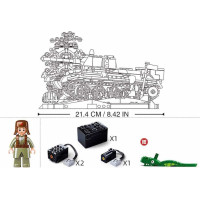 Sluban Power Bricks M38-B7072 R/C T34/76 (1942) Tank na dálkové ovládání