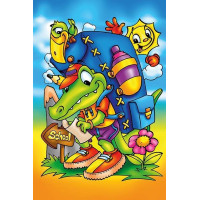 ART PUZZLE Dřevěné puzzle Cesta do školy 16 dílků