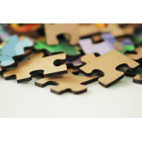 ART PUZZLE Dřevěné puzzle Cesta do školy 16 dílků